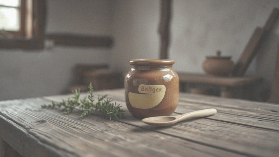 Jakie właściwości ma smalec z borsuka?