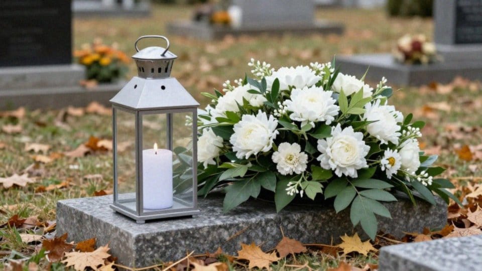 Jak łączyć znicze z kompozycjami nagrobnymi?