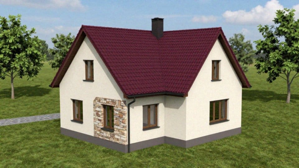 Czy warto przygotować wizualizację 3D przy bordowej dachówce?