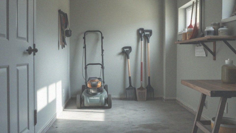 Jakie są sposoby na przechowywanie kosiarki spalinowej?