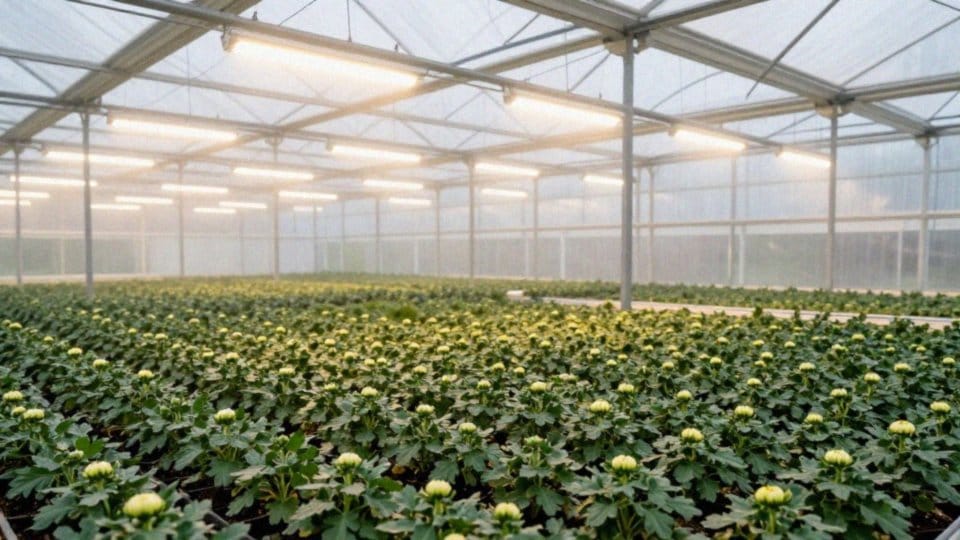 Jak światło i temperatura wpływają na sadzonki chryzantem?