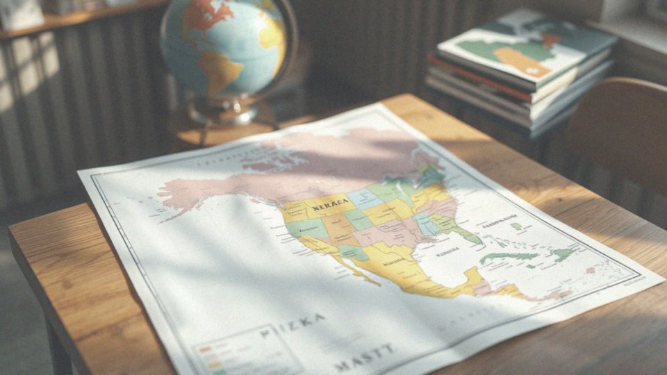 Jakie informacje zawiera mapa polityczna Ameryki Północnej?