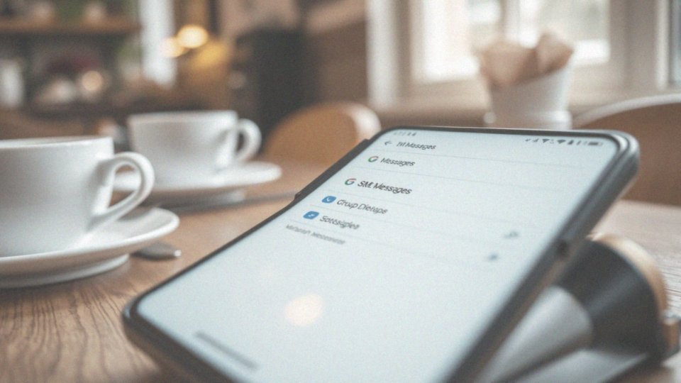 Jak wyłączyć wysyłanie SMS-ów grupowych?