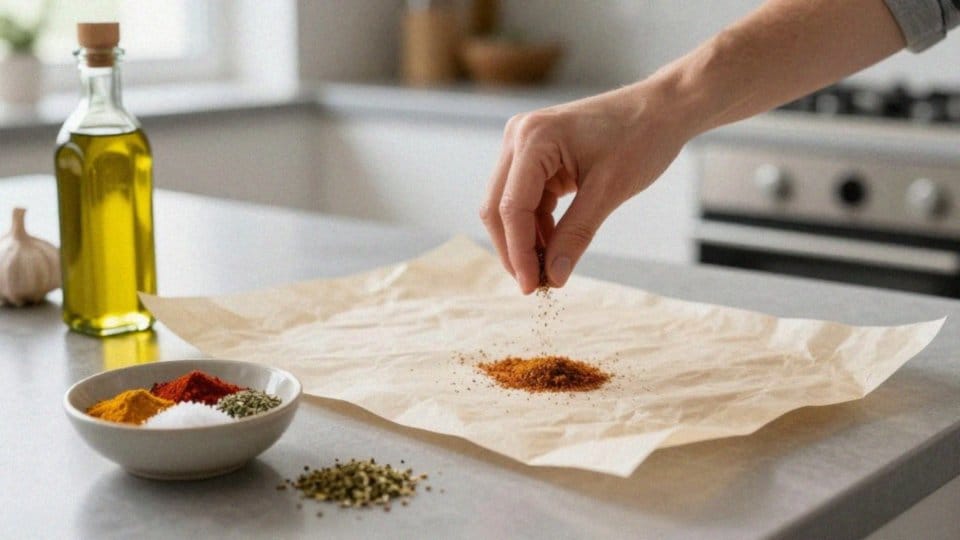 Jak przygotować aromatyzowany pergamin do kurczaka?