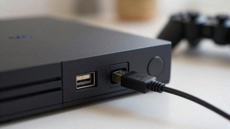 Jak podłączyć kontroler PS4 do PS3 kablem?