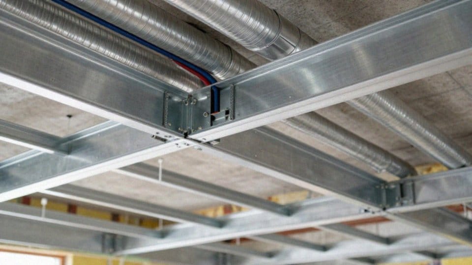 Jak uwzględnić instalacje elektryczne i wentylacyjne w suficie?