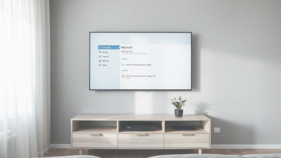 Jak sprawdzić połączenie z internetem na telewizorze Samsung?
