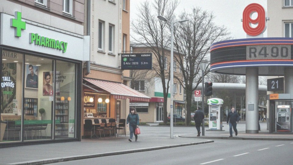 Jakie instytucje są otwarte w niedziele?