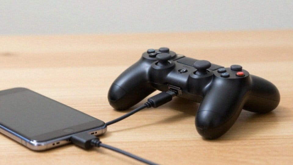 Jak podłączyć pada PS4 przez USB?
