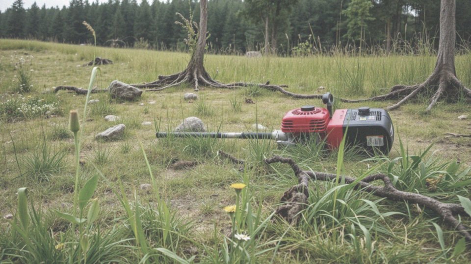 Jakie są trudności w użytkowaniu kosy spalinowej w trudnym terenie?