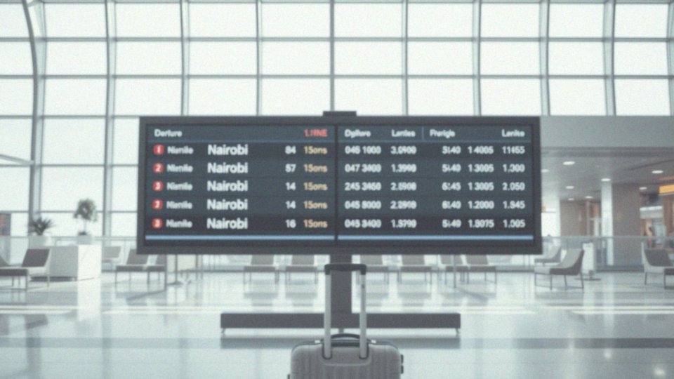 Jakie są czasy lotu z różnych miast w Polsce do Kenii?