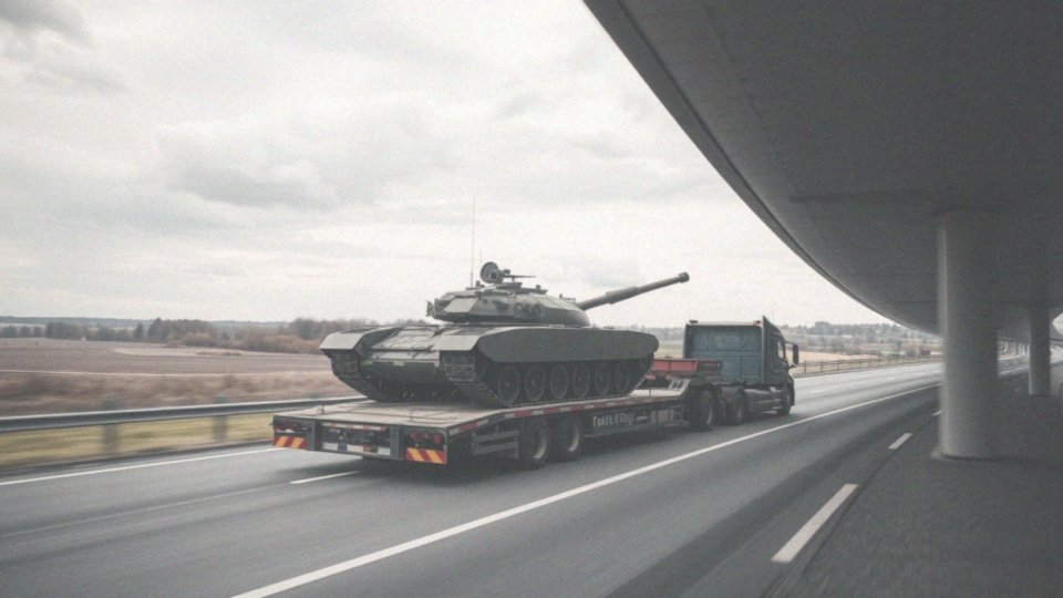 Jak wygląda proces transportu czołgu Leopard?
