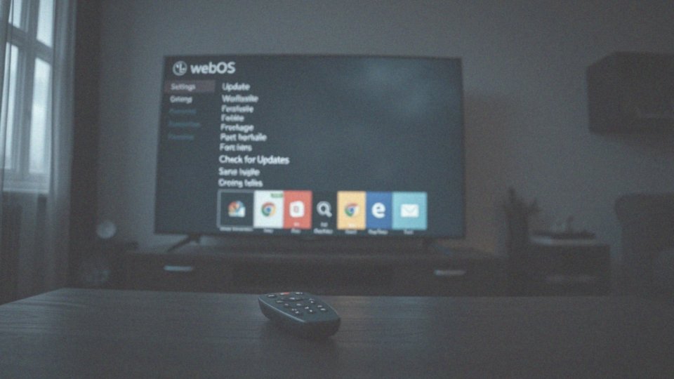 Jak zaktualizować przeglądarkę w telewizorze LG? Praktyczny przewodnik