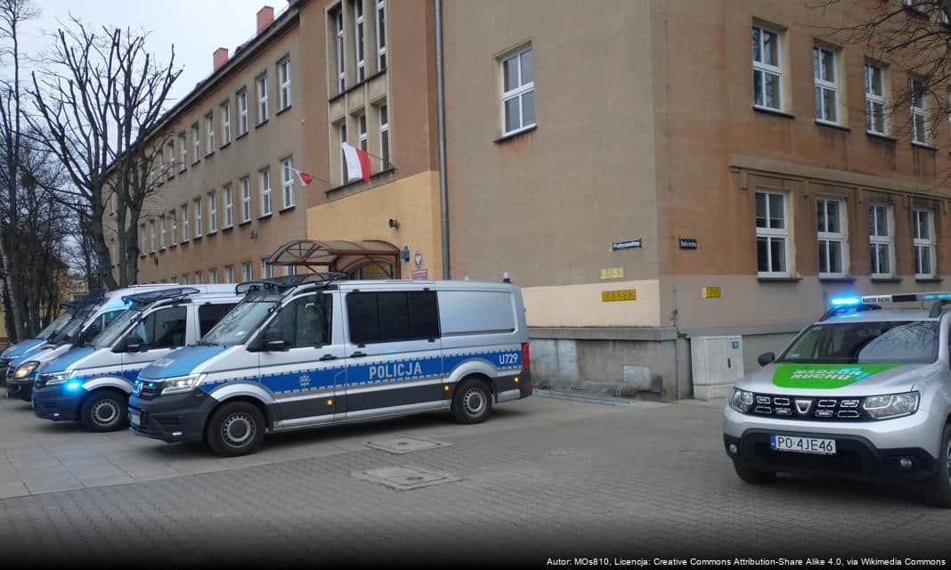 Akcja edukacyjno-prewencyjna policji w Toruniu na rzecz bezpieczeństwa w ruchu drogowym